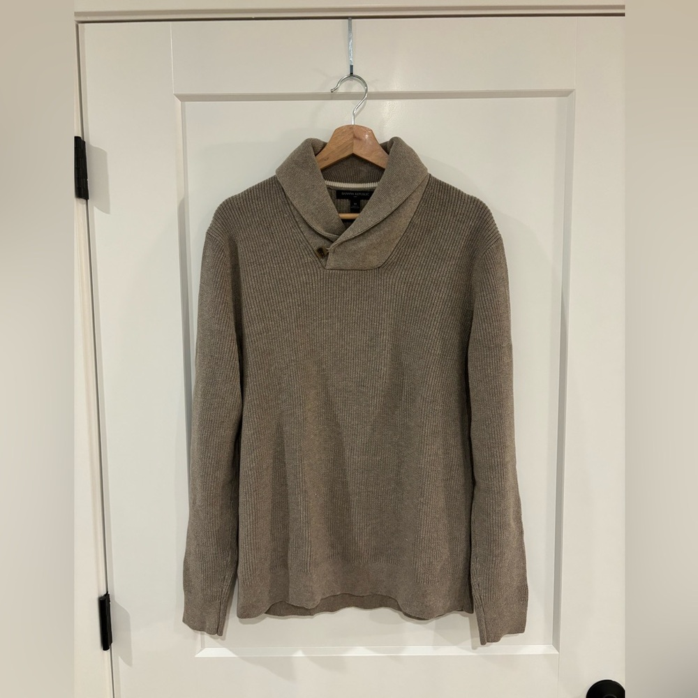 Banana Republic Ribbed Shawl Sweater